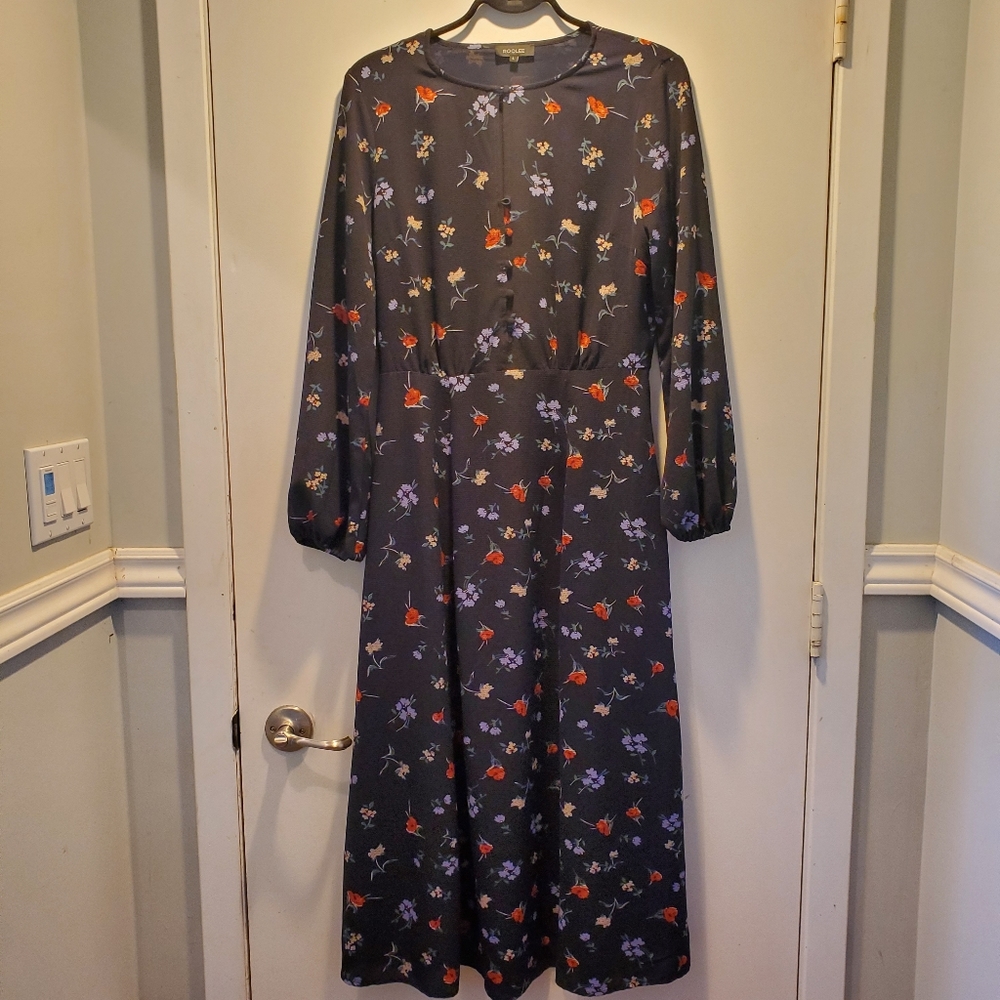 Roolee floral dress EUC  size L